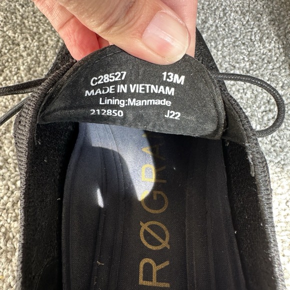 Cole Haan Men's 2.Zerogrand Laser Wingtip Oxford Black Style C28527‎ size 13 - Picture 5 of 14